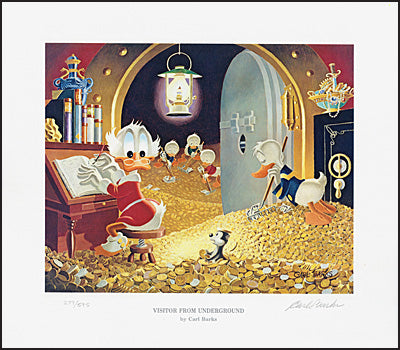 CARL BARKS LITHOGRAPH SET Signed