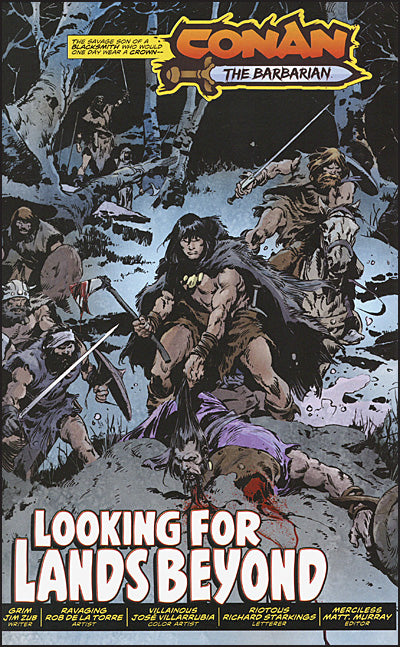 CONAN THE BARBARIAN Volume 1 Bound in Black Stone Dan Panosian Cover
