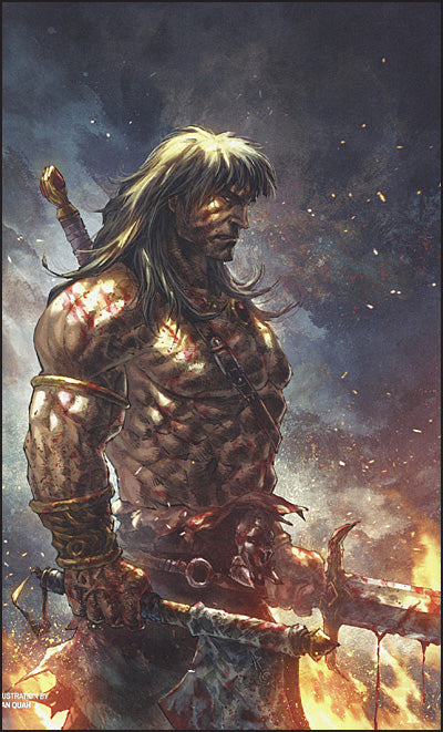 CONAN THE BARBARIAN Volume 1 Bound in Black Stone Dan Panosian Cover