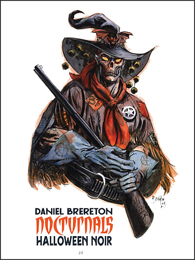 DAN BRERETON NOCTURNALS Volume 31 Halloween Noir Signed W/ Original Drawing