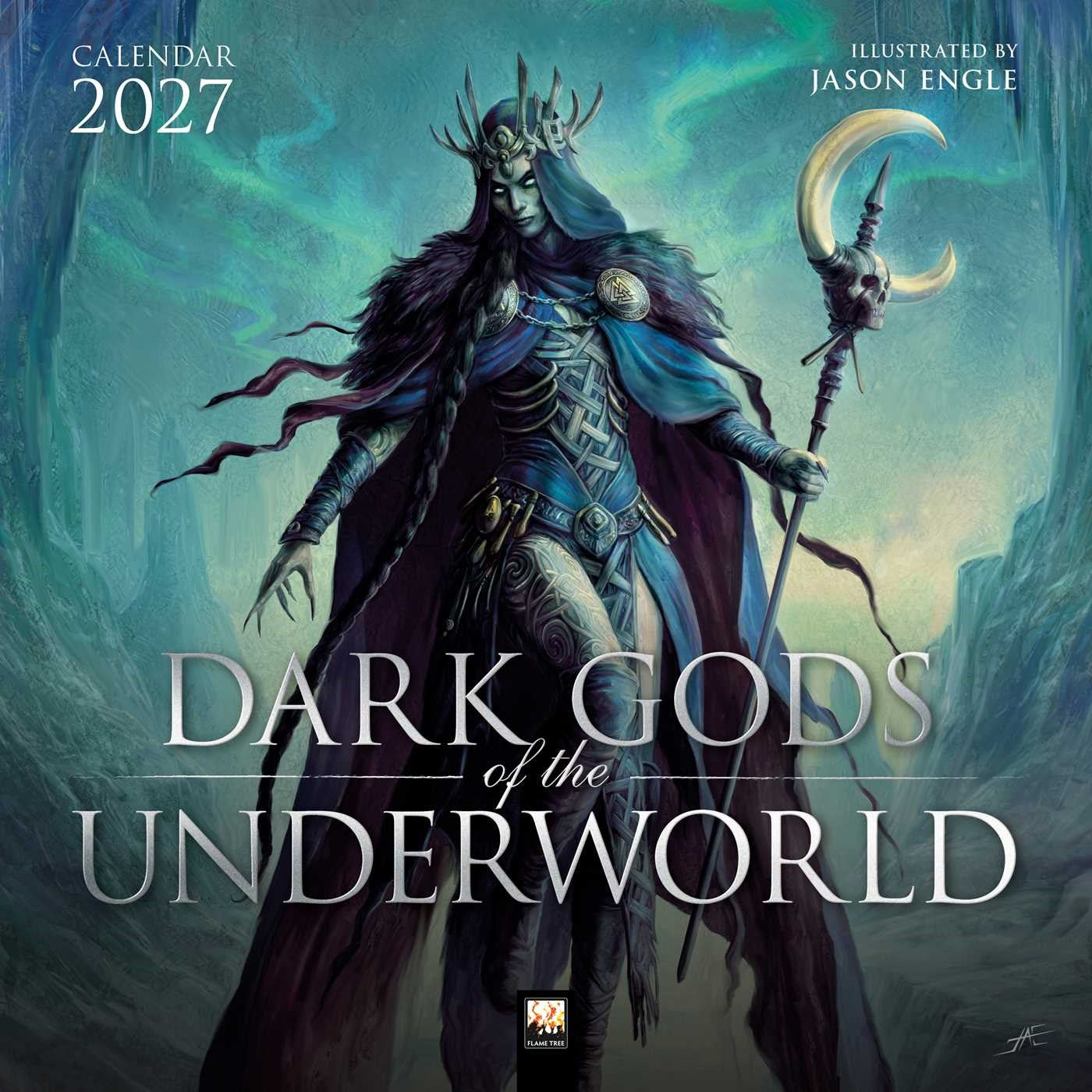 DARK GODS OF THE UNDERWORLD Jason Engle 2027 Calendar