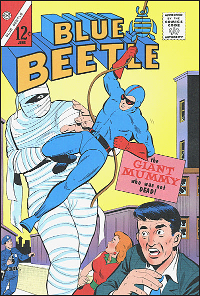DC FINEST BLUE BEETLE Blue Beetle Challenges The Red Knight