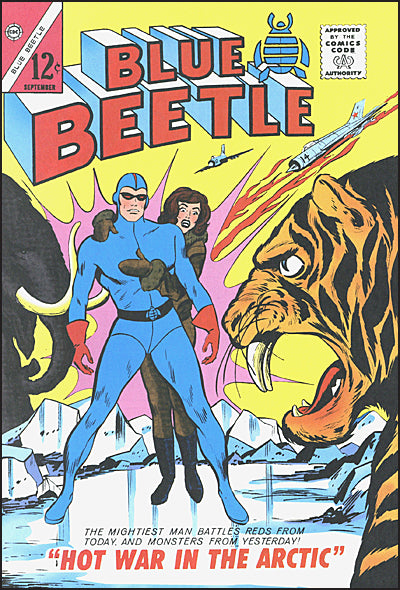 DC FINEST BLUE BEETLE Blue Beetle Challenges The Red Knight
