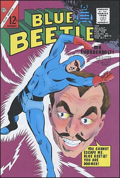 DC FINEST BLUE BEETLE Blue Beetle Challenges The Red Knight
