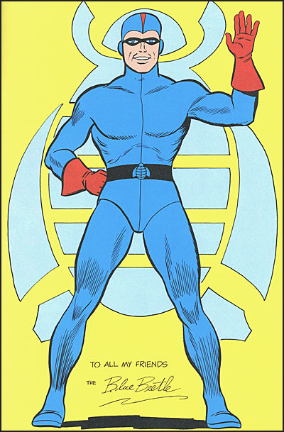 DC FINEST BLUE BEETLE Blue Beetle Challenges The Red Knight
