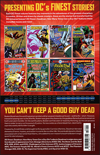DC FINEST DEADMAN How Many Times Can A Guy Die?