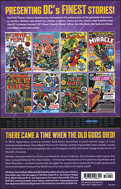 DC FINEST THE FOURTH WORLD When the Old Gods Die