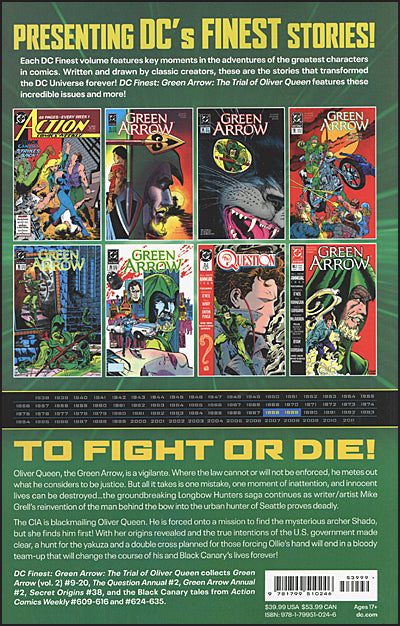 DC FINEST GREEN ARROW The Trail of the Oliver Queen