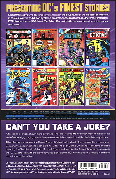 DC FINEST THE JOKER The Last Ha Ha