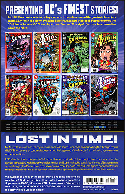 DC FINEST SUPERMAN Time and Time Again