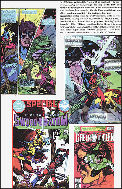 GIL KANE The Art of Comics Hardcover