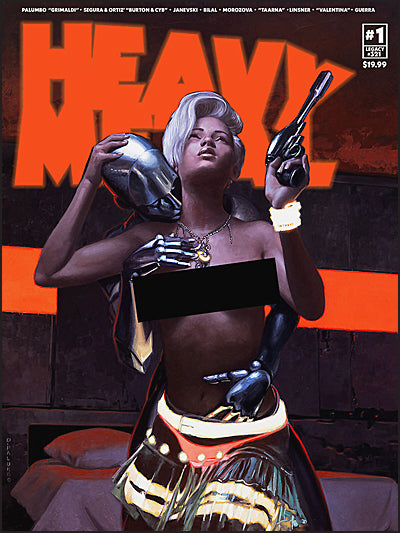 HEAVY METAL MAGAZINE #1 David Palumbo Cover