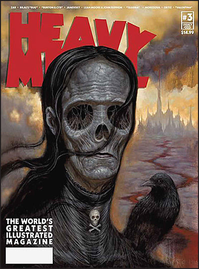 HEAVY METAL MAGAZINE #3 Chet Zar Cover