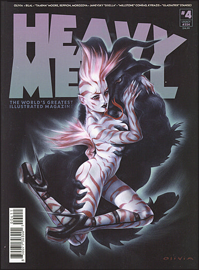 HEAVY METAL MAGAZINE #4 Olivia Cover