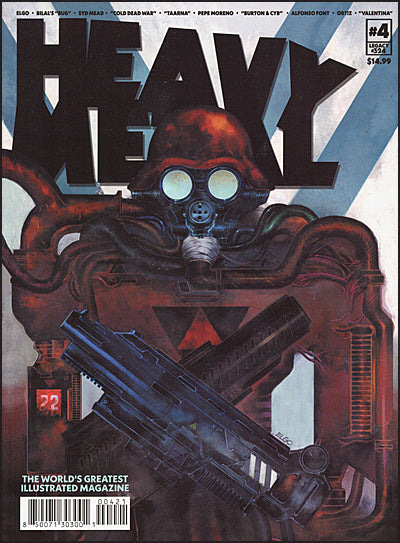 HEAVY METAL MAGAZINE #4 Elgo Cover