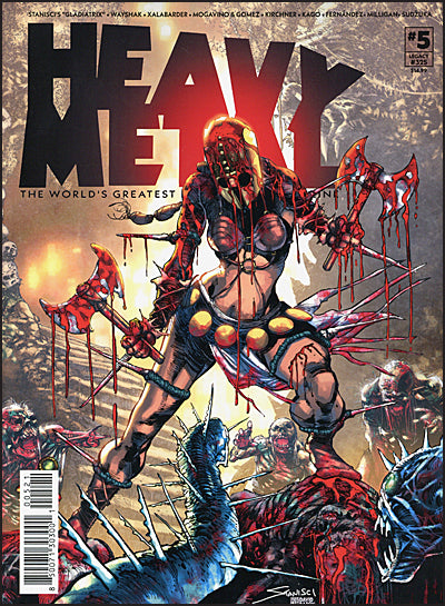 HEAVY METAL MAGAZINE #5 John Stanisci Cover