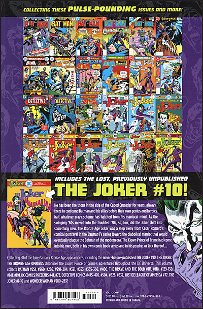 THE JOKER The Bronze Age Omnibus (New Edition)