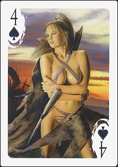 LORENZO SPERLONGA'S PIN-UP PLAYING CARDS Dolls & Roses
