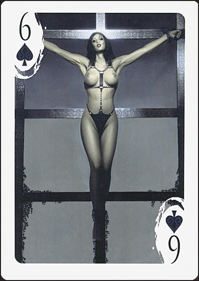 LORENZO SPERLONGA'S PIN-UP PLAYING CARDS Dolls & Roses