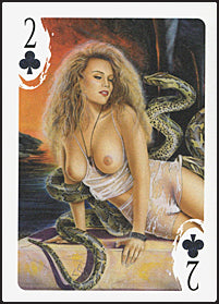 LORENZO SPERLONGA'S PIN-UP PLAYING CARDS Nymphs & Vamps