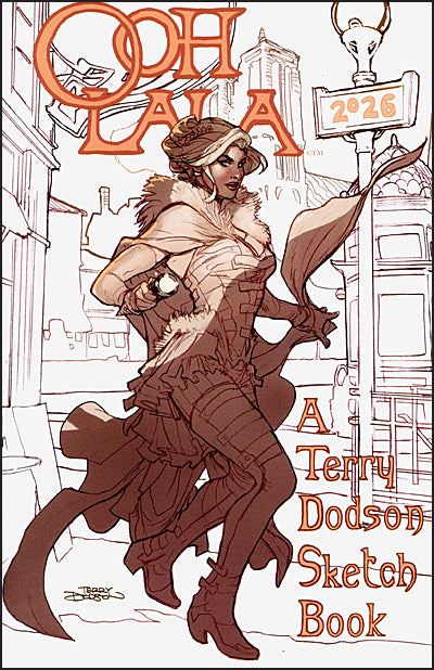 OOH LALA A Terry Dodson Sketchbook 2026 Signed cover image