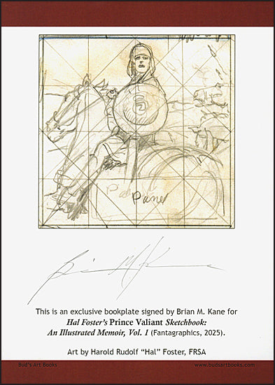 HAL FOSTER'S PRINCE VALIANT SKETCHBOOKS An Illustrated Memoir Volume 1 Signed