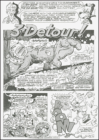 SCOTT SHAW!S COMIX & STORIES About Fandom & Comic Industry