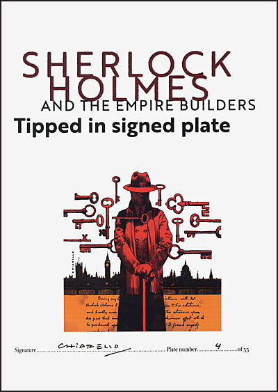 SHERLOCK HOLMES AND THE EMPIRE BUILDERS The Gene Genie Volume 1 Mark Chiarello Cover Signed