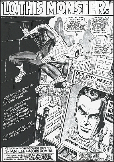 THE SPECTACULAR SPIDER-MAN Lo, This Monster Treasury Edition