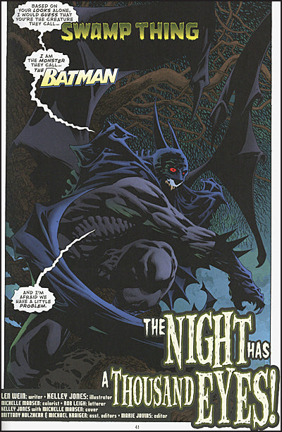 SWAMP THING By Len Wein and Kelley Jones Deluxe Edition