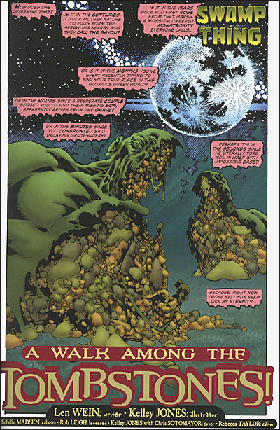 SWAMP THING By Len Wein and Kelley Jones Deluxe Edition