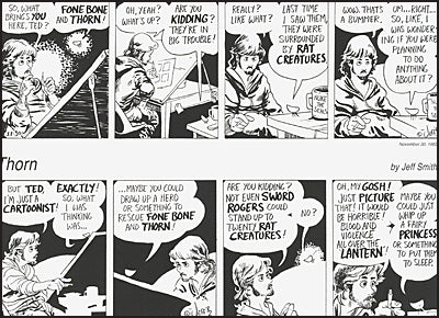 THORN The Complete Proto-Bone Strips 1982-1986 and Other Early Drawings