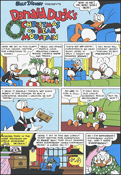 WALT DISNEY'S DONALD DUCK Christmas on Bear Mountain (Book 5)