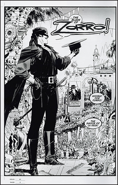 ZORRO MAN OF THE DEAD Artist Edition