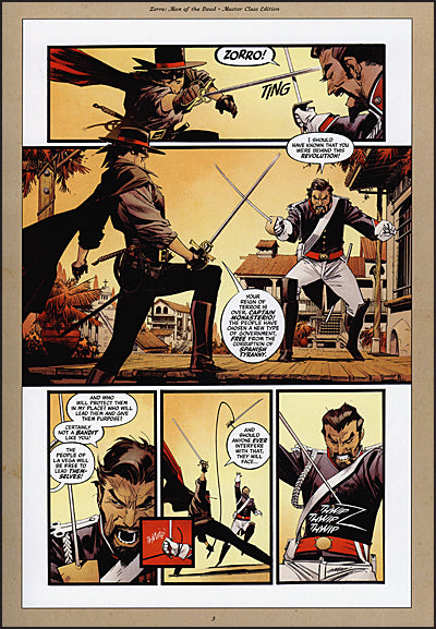 ZORRO MAN OF THE DEAD Master Class Edition Volume 1