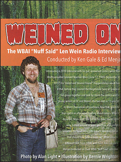 COMIC BOOK CREATOR #41 Len Wein