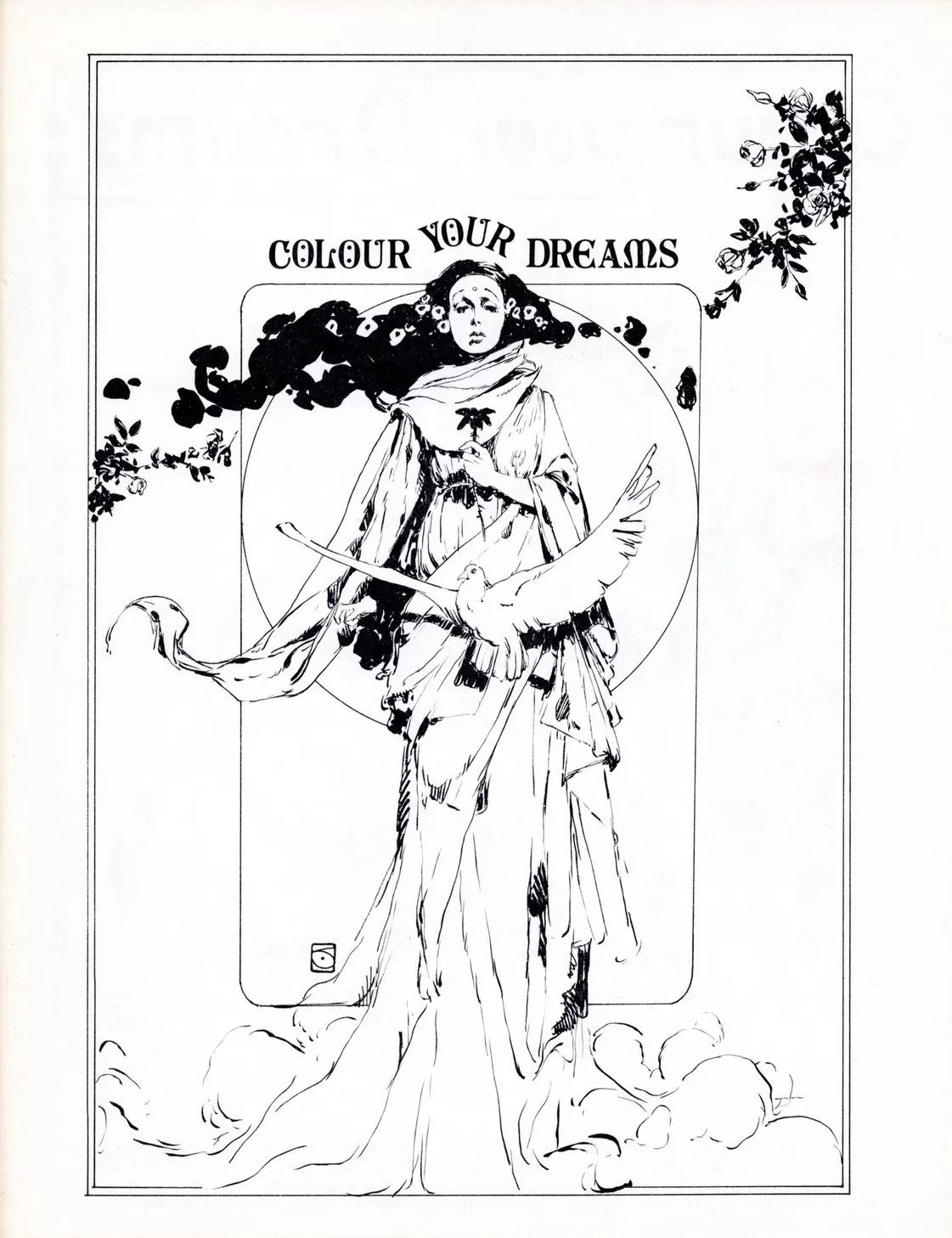 COLOUR YOUR DREAMS FANZINE/COLORING BOOK #1