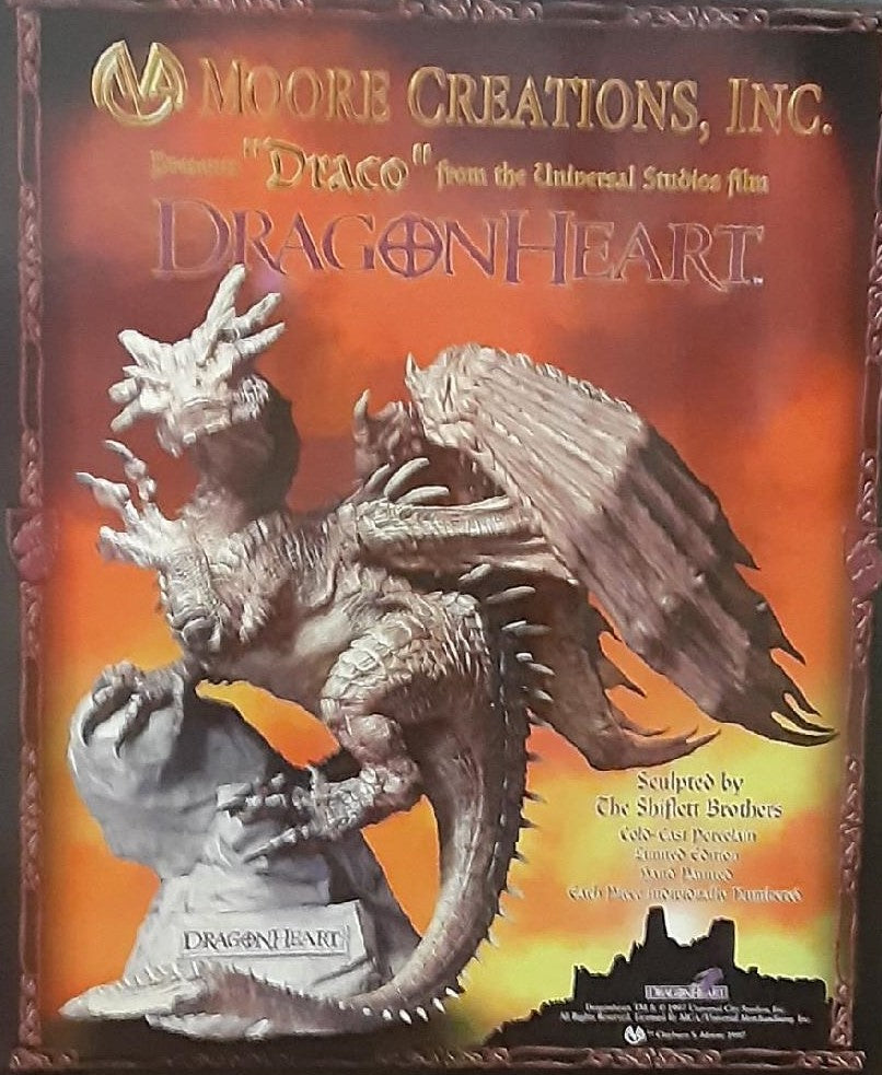 DRACO From DRAGONHEART Statue Numbered