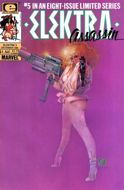 ELEKTRA ASSASSIN SET OF EIGHT MARVEL COMICS