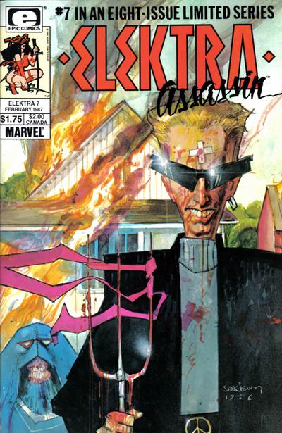 ELEKTRA ASSASSIN SET OF EIGHT MARVEL COMICS