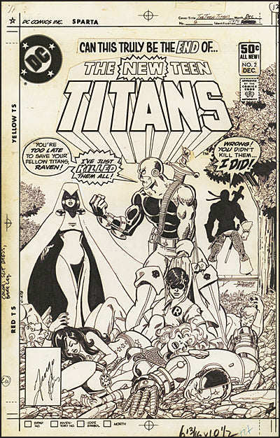 GEORGE PEREZ'S NEW TEEN TITANS Artist's Edition