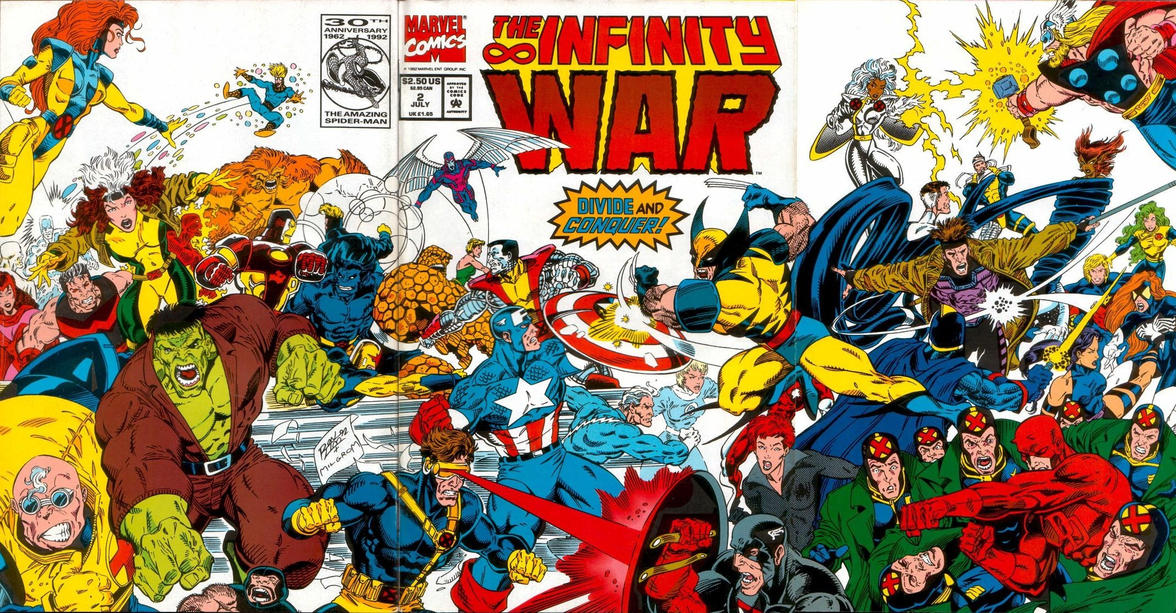 INFINITY WAR SET OF SIX MARVEL COMICS