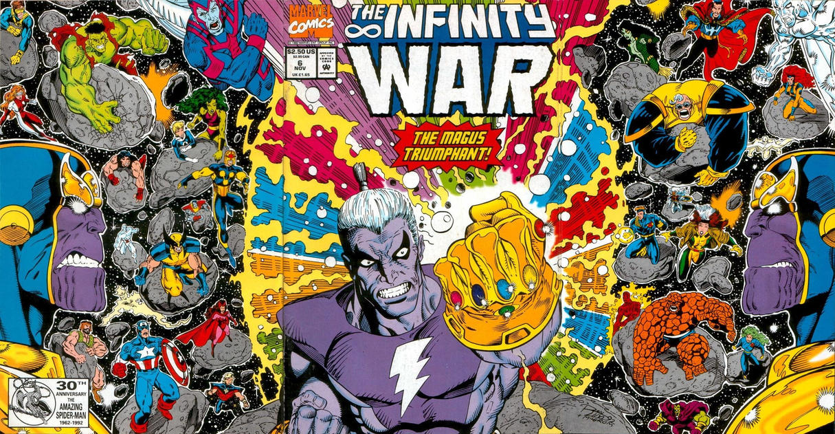 INFINITY WAR SET OF SIX MARVEL COMICS