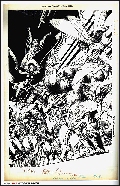 THE MARVEL ART OF Arthur Adams Volume 1