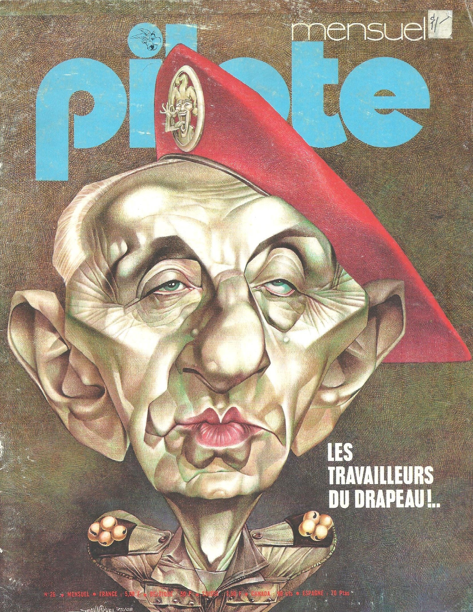 MENSUEL PILOTE Set of four French Pilote Magazines