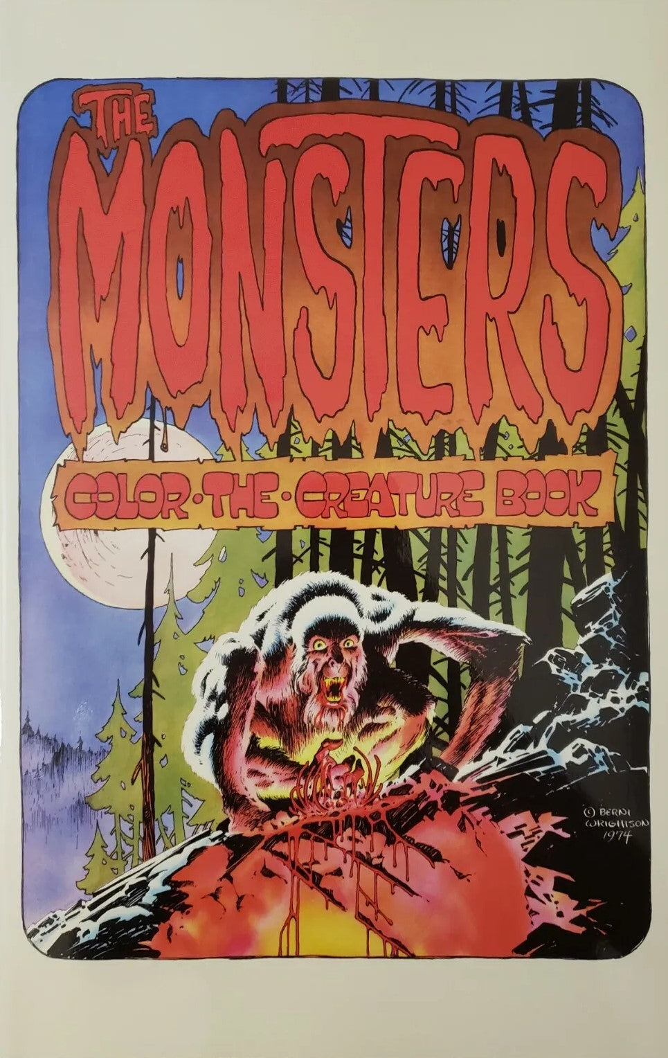 THE MONSTERS COLOR THE CREATURE BOOK Oversized SC
