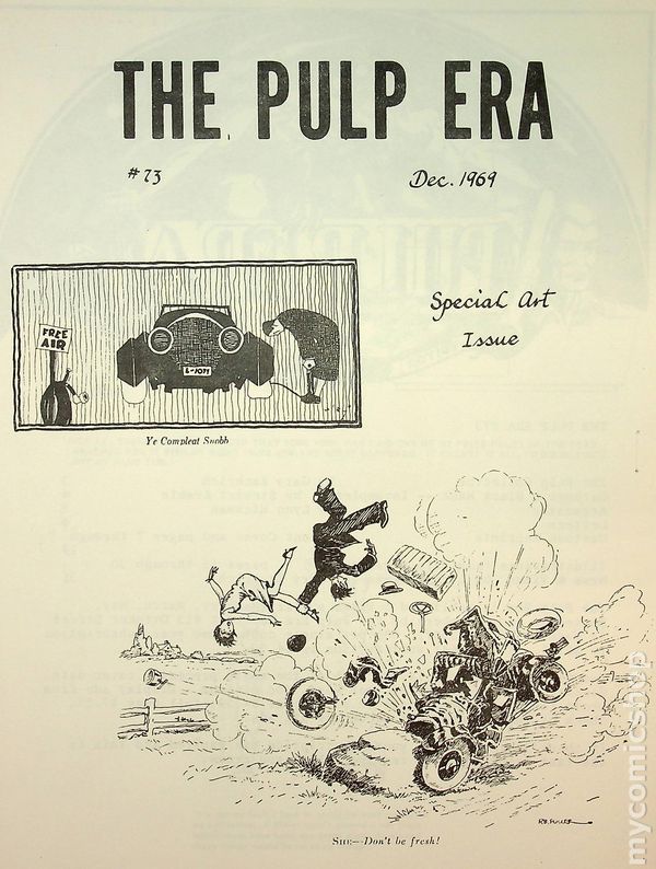 THE PULP ERA #66-68 #70 #73-74 Set of 6 Fanzines