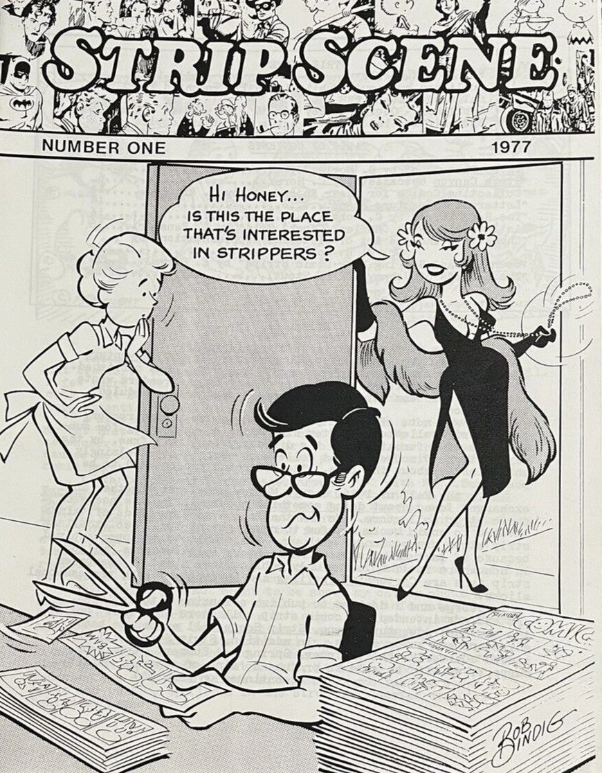STRIP SCENE #1-4 #6-7 #10-19 Set of 16 Fanzines