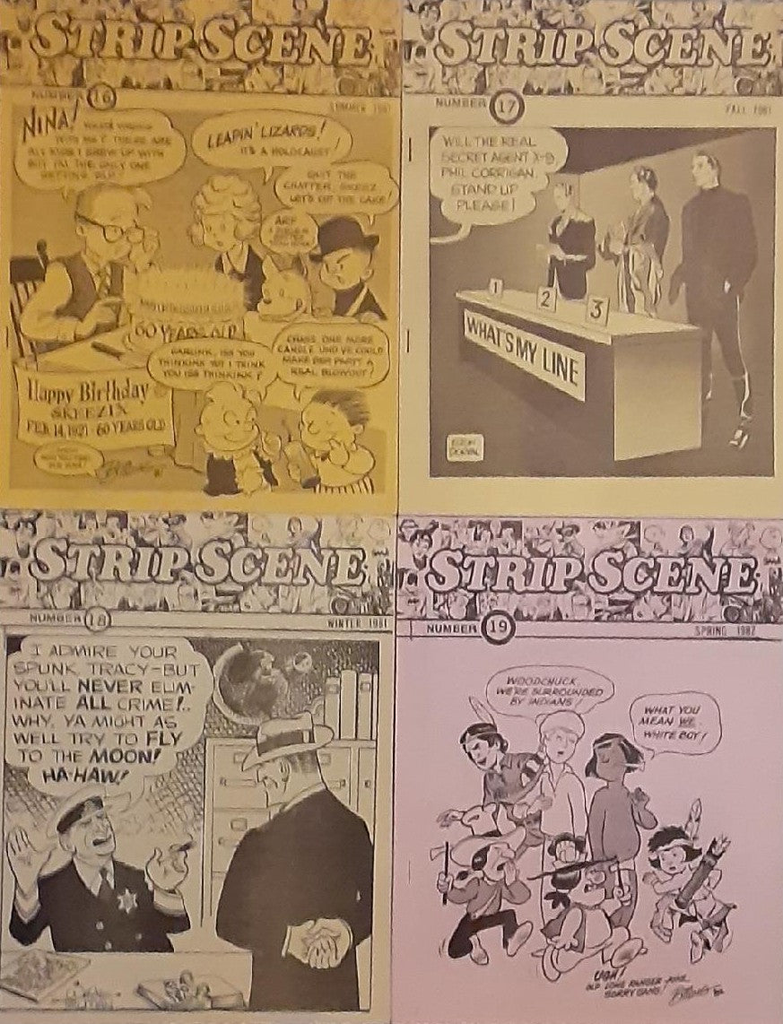 STRIP SCENE #1-4 #6-7 #10-19 Set of 16 Fanzines
