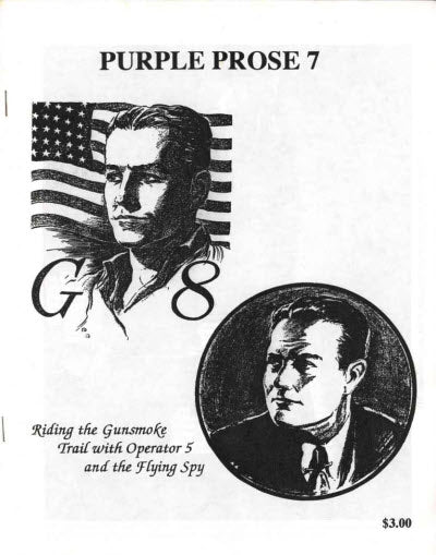 PURPLE PROSE PULP FANZINE Set of 7